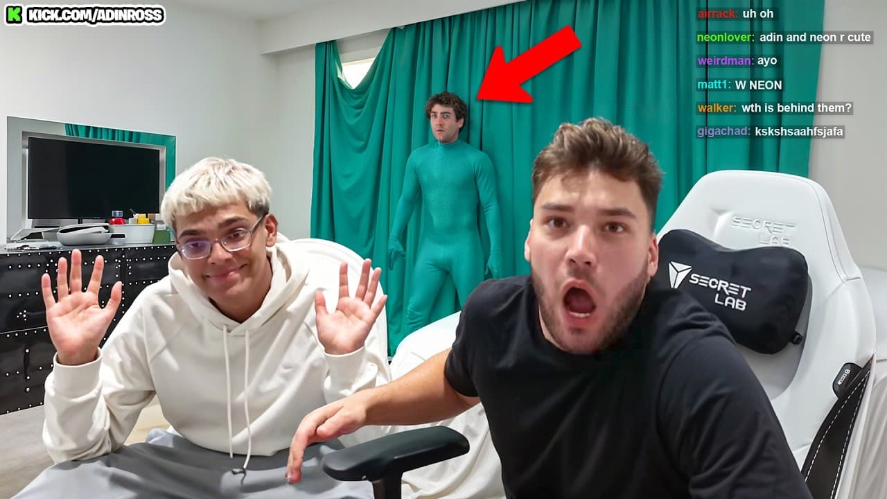 I Secretly Hid in Famous Livestreams Again